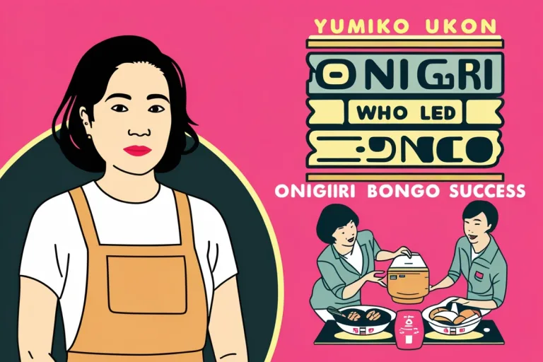 Yumiko Ukon The Woman Who Led Onigiri Bongo Success