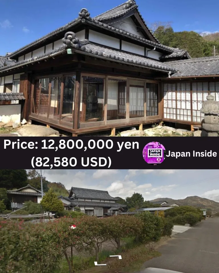 Nine-Room Traditional Japanese Home In Imabari Offers Peaceful Countryside Living