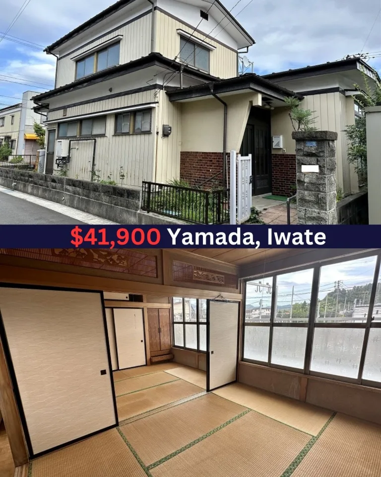 Spacious Sunny Corner Traditional House: $41,600 in Yamada, Iwate