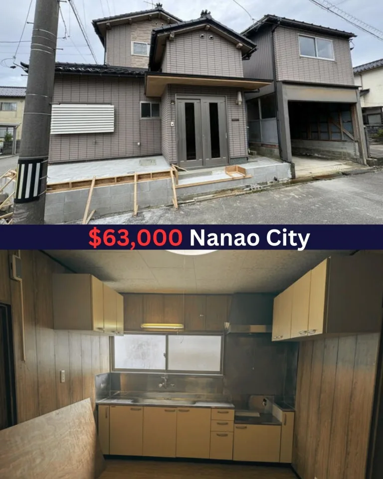 Renovated 7DK Home Near Wakura Onsen for $63K