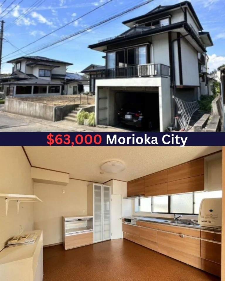 6LDK Morioka Home with Eco-Friendly Upgrades – $63K