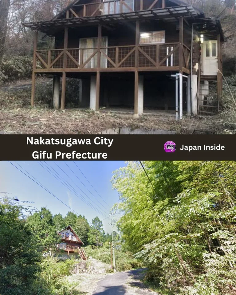 Rustic Three-Story Wooden House In Nakatsugawa Offers Countryside Living