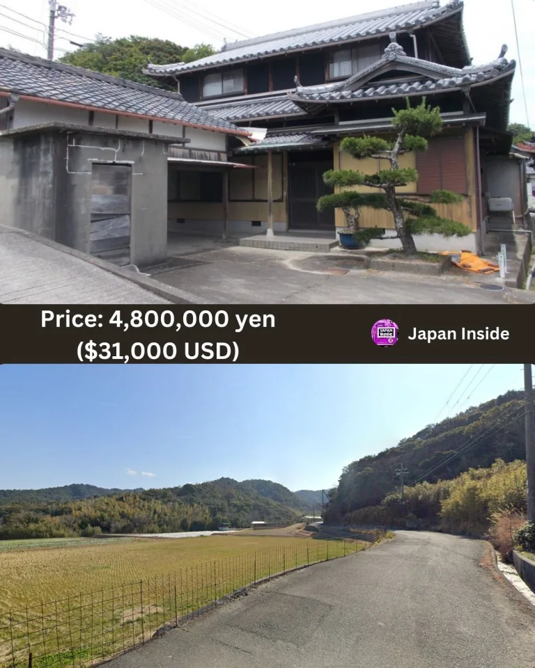 Spacious Traditional Home In Rural Minamiawaji Offers Affordable Japanese Living