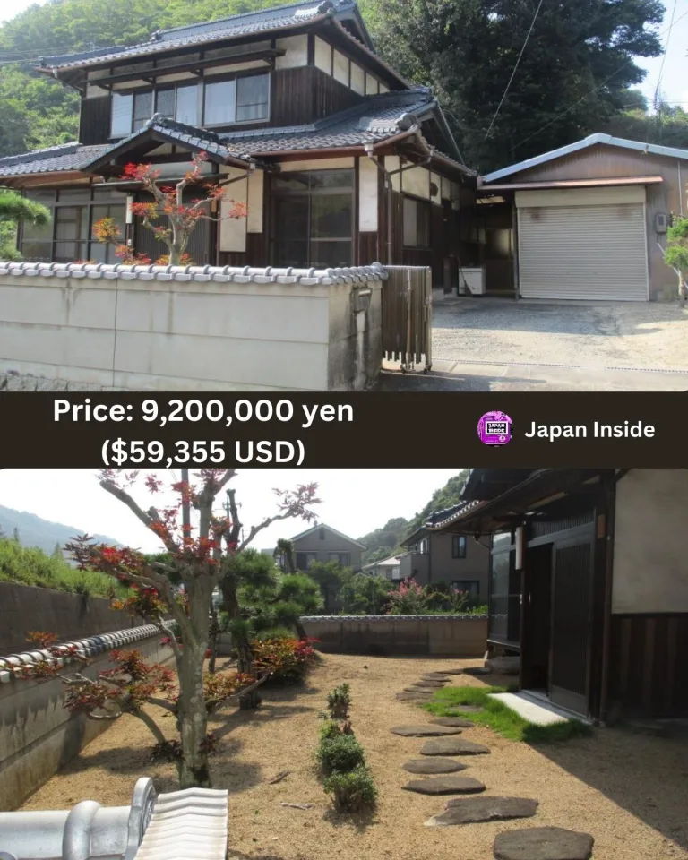 Five-Room House With Large Lot In Kasaoka’s Peaceful Residential Area