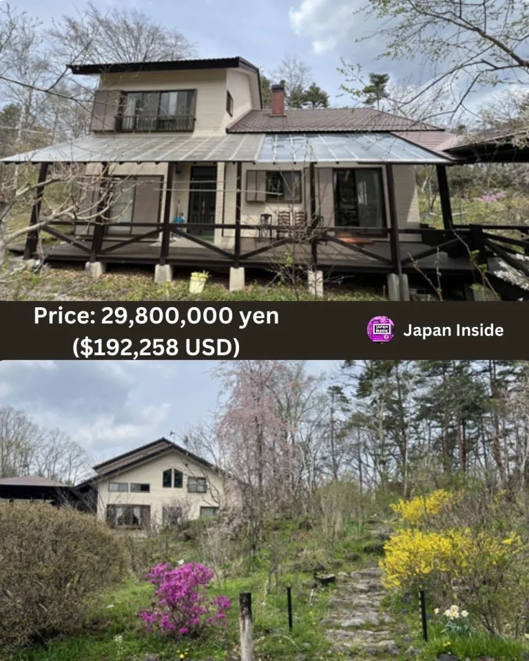 Rustic Four-Bedroom House In Tsumagoi Village Boasts Large Lot