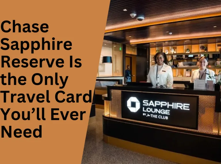 Why the Chase Sapphire Reserve Is the Only Travel Card You’ll Ever Need (Especially for Families)