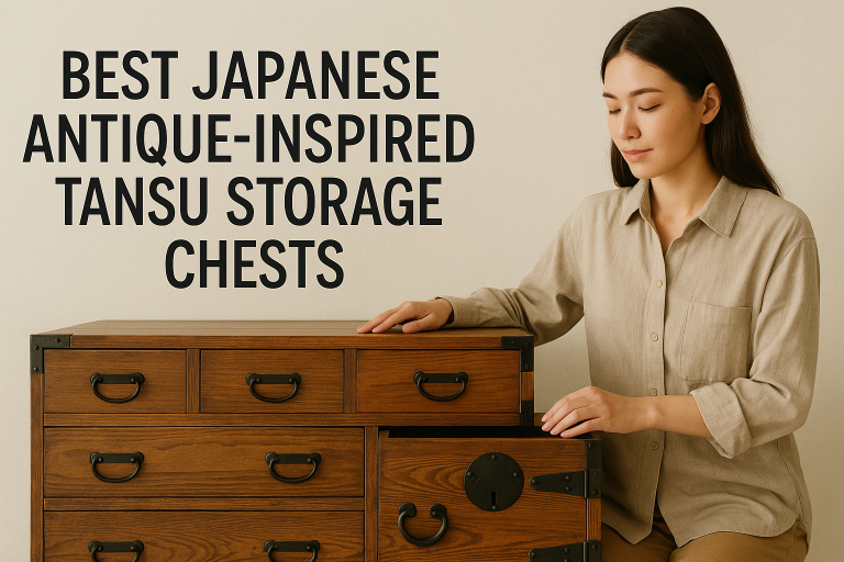 5 Best Japanese Antique-Inspired Tansu Storage Chests