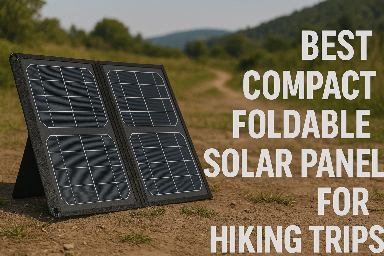 5 Best Compact Foldable Solar Panels for Hiking Trips