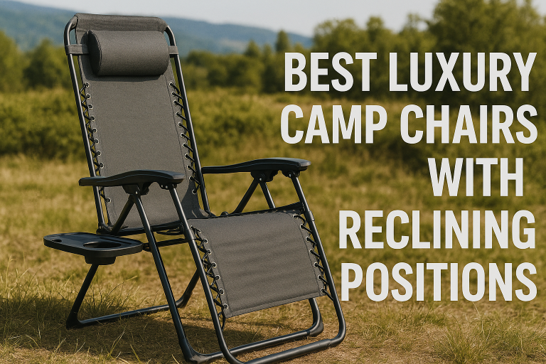5 Best Luxury Camp Chairs with Reclining Positions