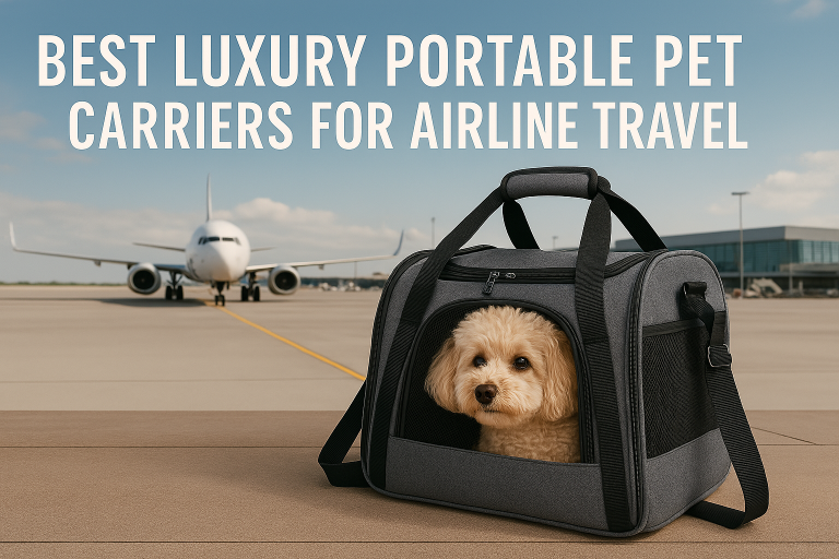 5 Best Luxury Portable Pet Carriers for Airline Travel
