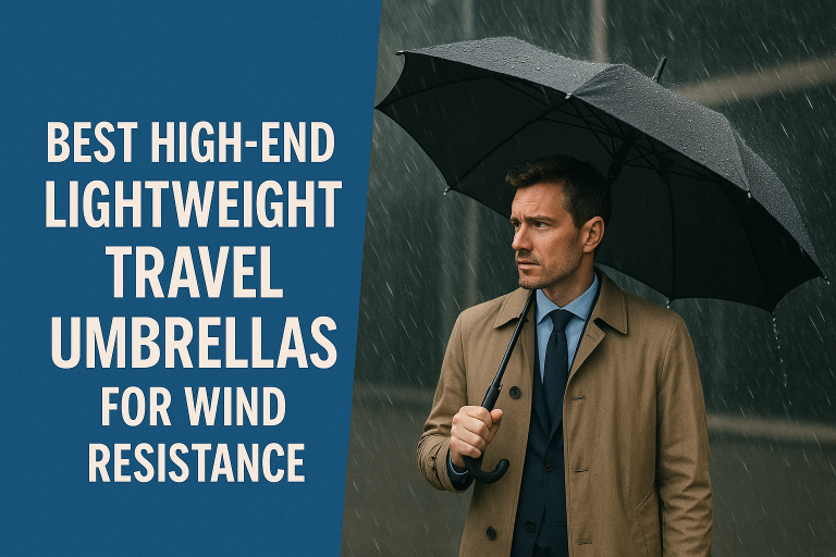5 Best High-End Lightweight Travel Umbrellas for Wind Resistance