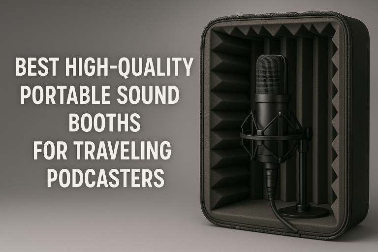 5 Best High-Quality Portable Sound Booths for Traveling Podcasters