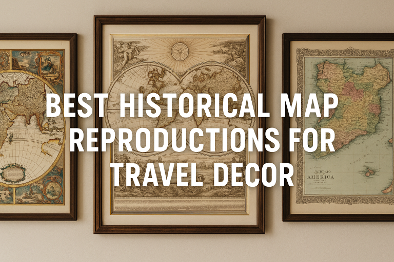 5 Best Historical Map Reproductions for Travel Decor