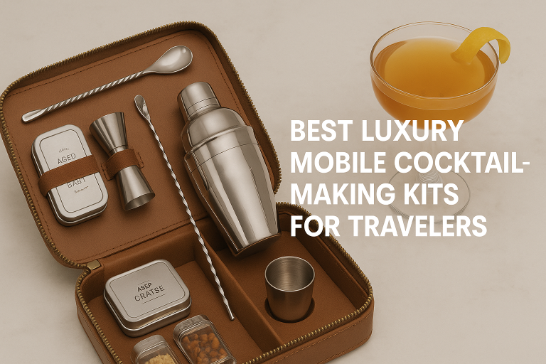 5 Best Luxury Mobile Cocktail-Making Kits for Travelers