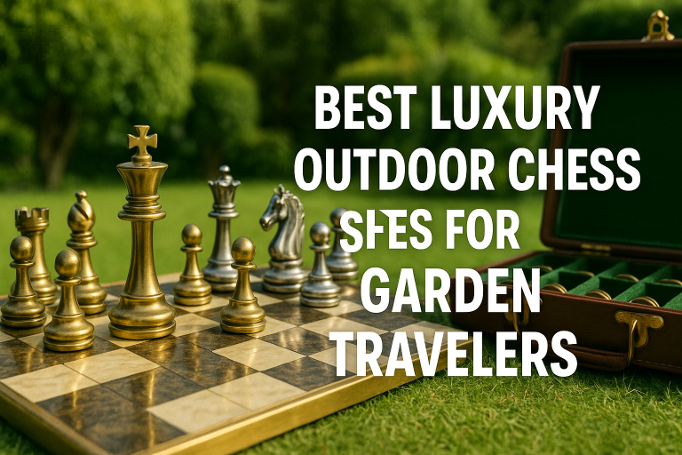 5 Best Luxury Outdoor Chess Sets for Garden Travelers