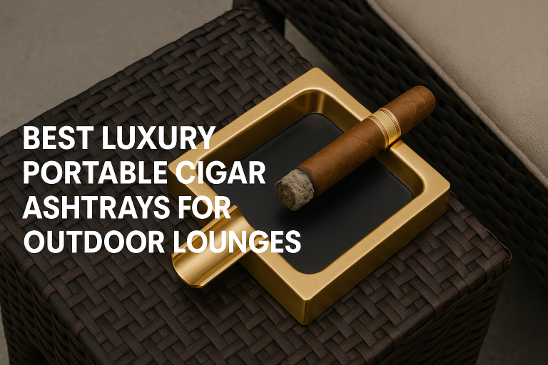 5 Best Luxury Portable Cigar Ashtrays for Outdoor Lounges