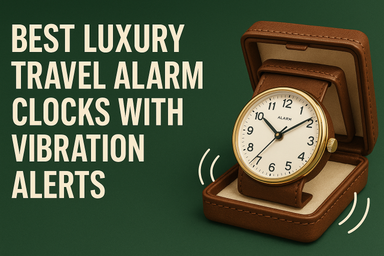 5 Best Luxury Travel Alarm Clocks with Vibration Alerts