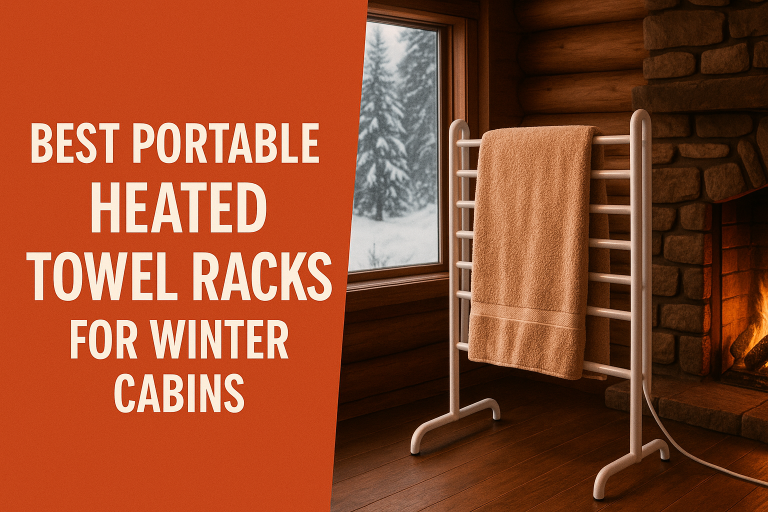 5 Best Portable Heated Towel Racks for Winter Cabins