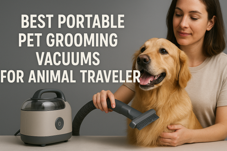 5 Best Portable Pet Grooming Vacuums for Animal Travelers