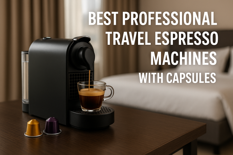 5 Best Professional Travel Espresso Machines with Capsules