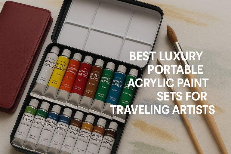 5 Best Luxury Portable Acrylic Paint Sets for Traveling Artists
