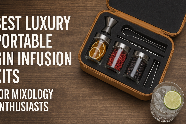 5 Best Luxury Portable Gin Infusion Kits for Mixology Enthusiasts