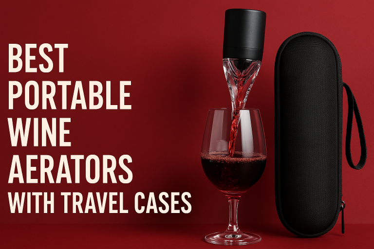 5 Best Portable Wine Aerators with Travel Cases