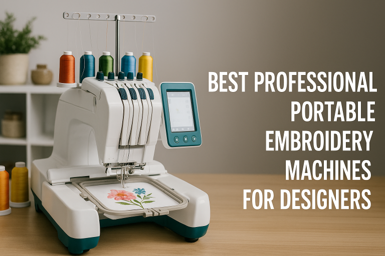 5 Best Professional Portable Embroidery Machines for Designers