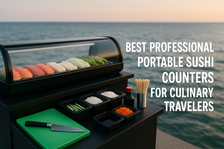 5 Best Professional Portable Sushi Counters for Culinary Travelers