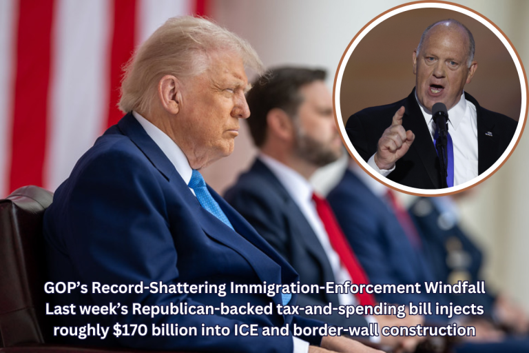 GOP’s $170 Billion Border Blowout: A Historic Surge in Immigration Enforcement Funding