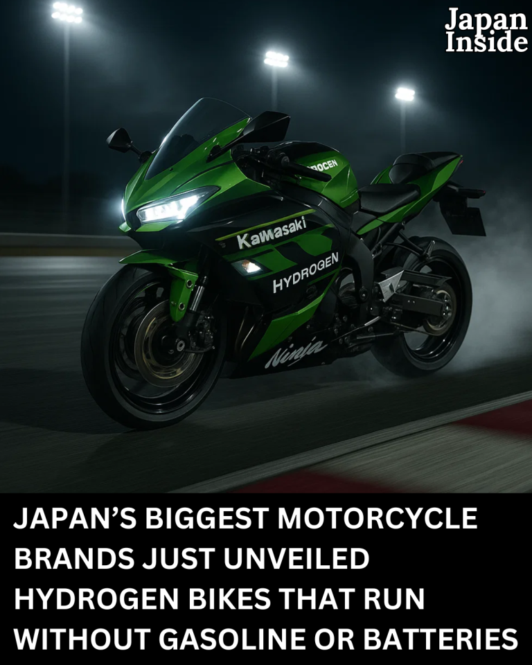 Japan’s Biggest Motorcycle Brands Unveiled Hydrogen Bikes That Run Without Gasoline or Batteries