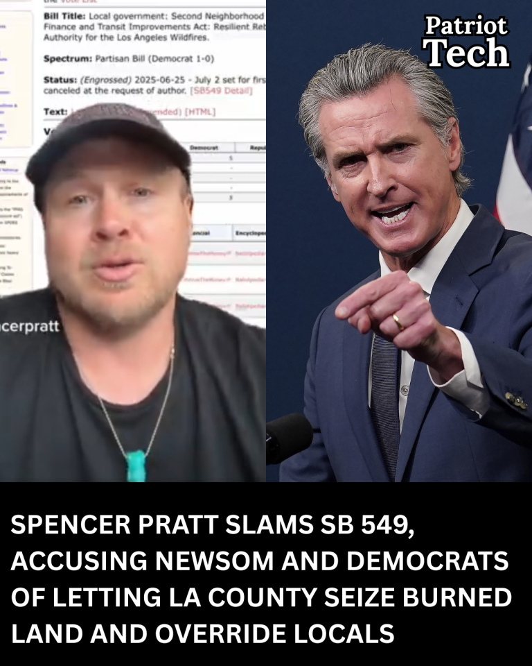 BREAKING: HOLLYWOOD STAR TORCHES CALIFORNIA BILL AS LAND GRAB AFTER FIRE