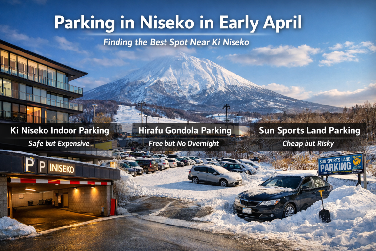 Parking in Niseko in Early April: What I Learned Staying at Ki Niseko With a Car